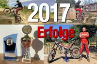Wettbewerbsaison 2017: 33 Veranstaltungen, würdiger Abschluss: Platz 1 Oberbayerische Trial-Meisterschaft LK5, Platz 6 Bayerische Trial-Meisterschaft B3.4 2017-Wettbewerbsaison-Erfolge.jpg